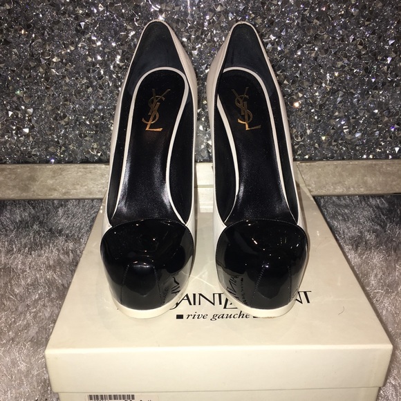 ysl closed toe heels